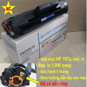 Hộp mực HP 107a, M135a, M137fdn, M135w, M107w có chíp